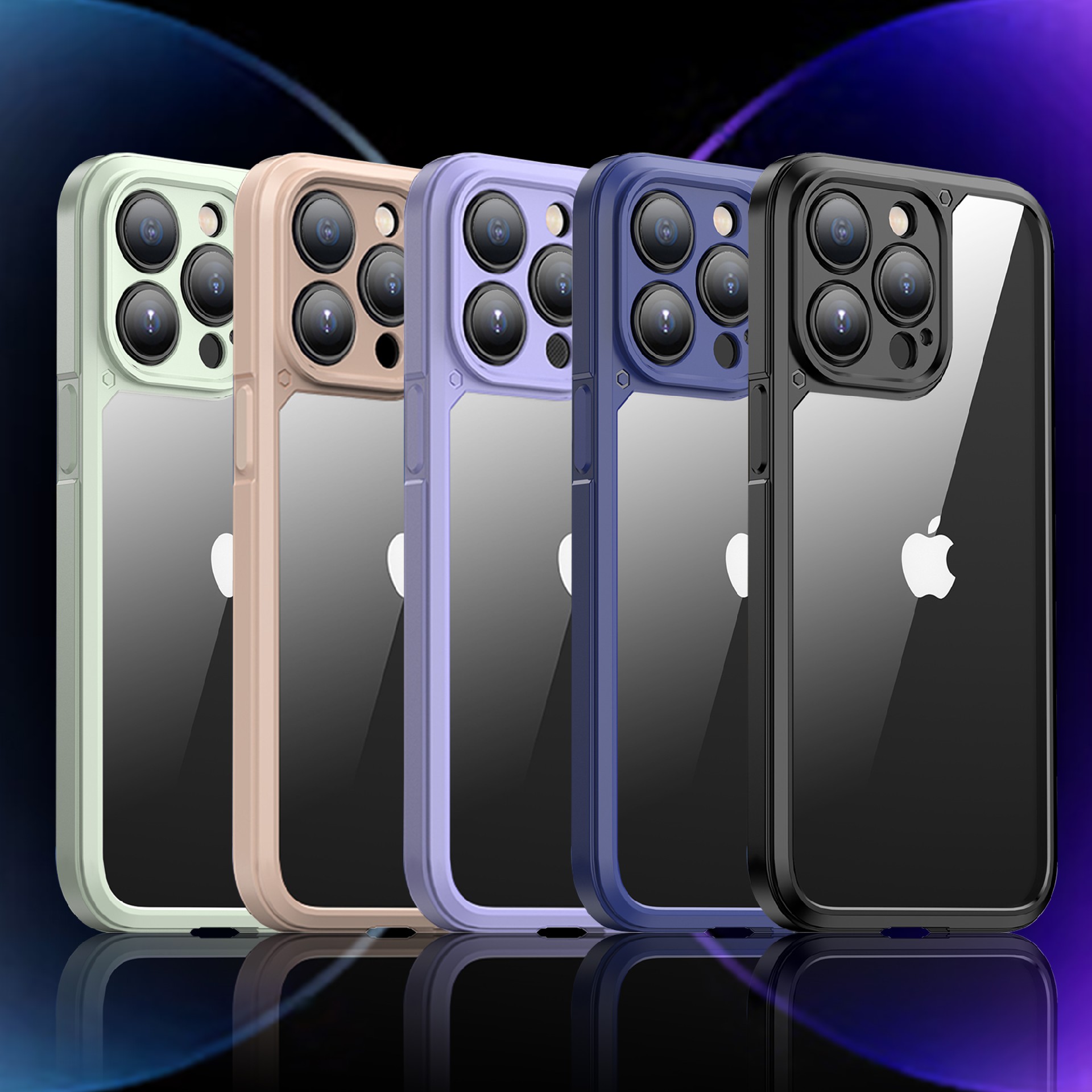 适用iphone14手机壳新款透明苹果14promax保护�w套防摔镜头全包现货